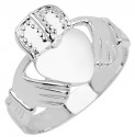Silver Claddagh Ring Men