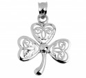 Celtic Clover Pendant Silver