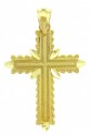 Yellow Gold Cross Pendant - The Christian Cross