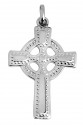 Silver Celtic Cross pendant polished