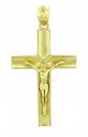 Yellow Gold Crucifix Pendant - The Redeemer Crucifix