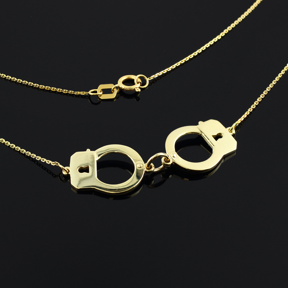 14k gold handcuff s necklace 14k gold handcuff s necklace contact us ...