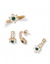 Gold Emerald Set