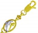 Two Tone Gold Bracelet - The Two Dolphins Bracelet