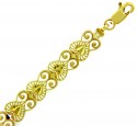 Yellow Gold Bracelet - The Fancy Heart Bracelet