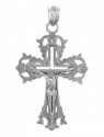 White Gold Crucifix Pendant - The Absolution Crucifix