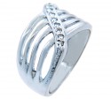 Ladies Fancy Gold Ring with 9 Diamonds