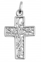 Silver Celtic Irish Trinity Cross Pendant