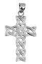 Silver Irish Trinity Cross Pendant