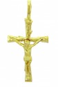 Yellow Gold Crucifix Pendant - The Spiritual Crucifix