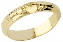 Gold Wedding Claddagh Ring