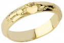 Gold Wedding Claddagh Ring